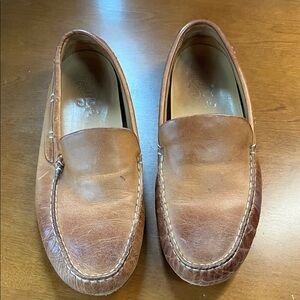 Sperry Brown Leather Slip-On Loafers 11.5W